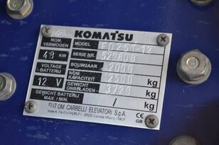 chariot élévateur diesel Komatsu FD25T à vendre image 13 chariot élévateur diesel Komatsu FD25T image 13