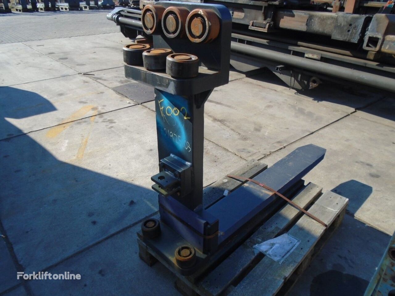 fourche à palettes FORK Single Fitted with Rolls Kissing 16000kg@600mm 1600x230x65m